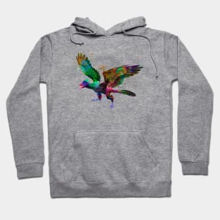 Archaeopteryx in water color Hoodie